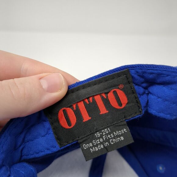 Fantasy RV Tours Strapback Hat Blue OS Adjustable Embroidered 6 Panel Otto - Picture 8 of 9